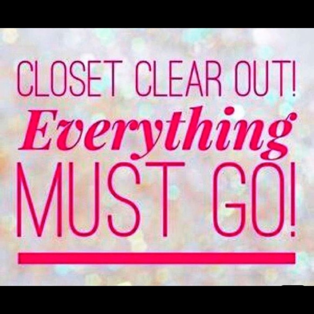 Big closet clean out!!